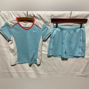 Under Armour t-shirt and shorts set 👕🩳
